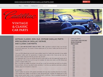 Nos And Restored Cadillac Parts